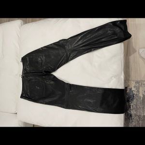 Theory Leather Pantels size 34
